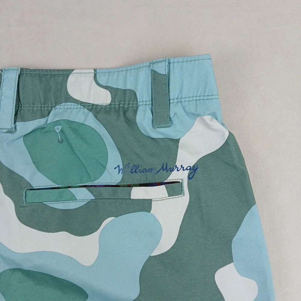 William Murray 36x10 Mens Shorts Camo Golf Stretch Performance Loud Colorful‎
